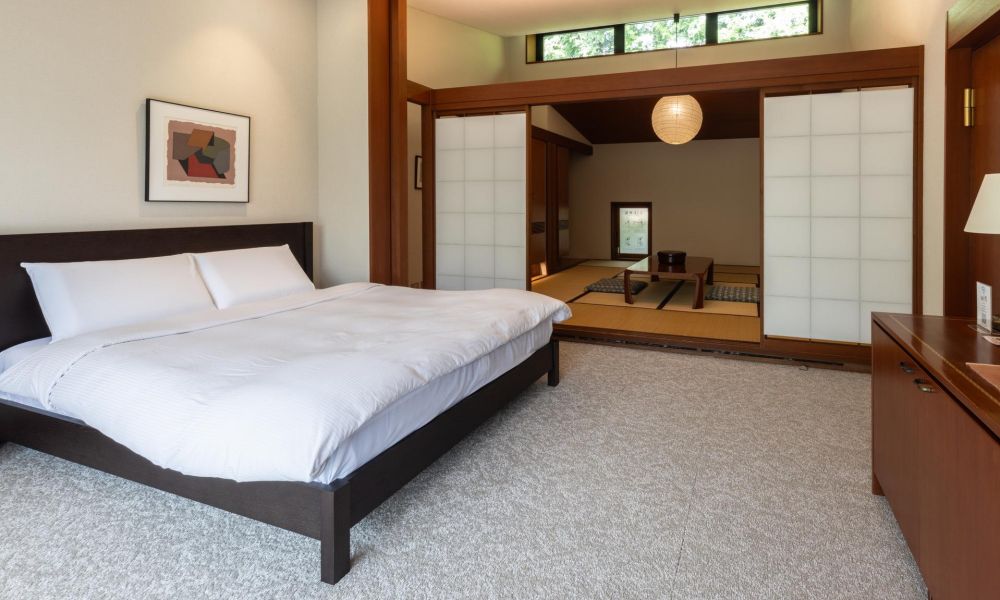 Japanese-Western style room with Double bed